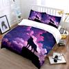 Wolf Art Decorative Three-Piece Set Soft Comfortable Duvet Cover Bedding Set Included 1*Duvet Cover & 2*Pillowcases, Gift