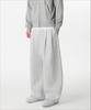 Double Knit Two-Tuck Wide Lounge Sweatpants [Melange Light Gray]