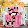 Pucca2 printed throw blanket—lightweight,soft,warm;versatile blanket for all seasons—perfect as &air-conditioning throw,nap blanket
