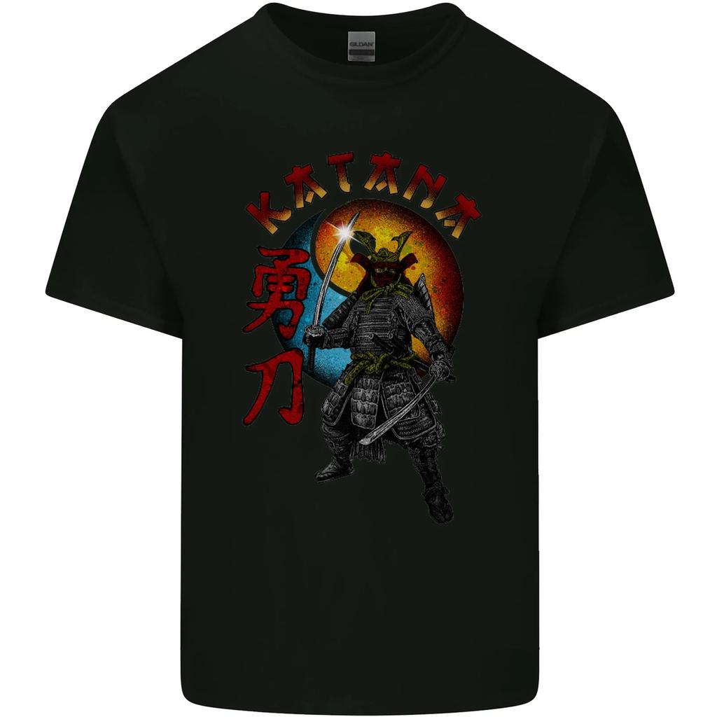 Kanata Japanese Warrior Samurai MMA Kids T-Shirt Childrens