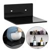 Set of 2 Acrylic Wall Shelves Decorative Storage for Small Spaces  Modern Home Organization Solution