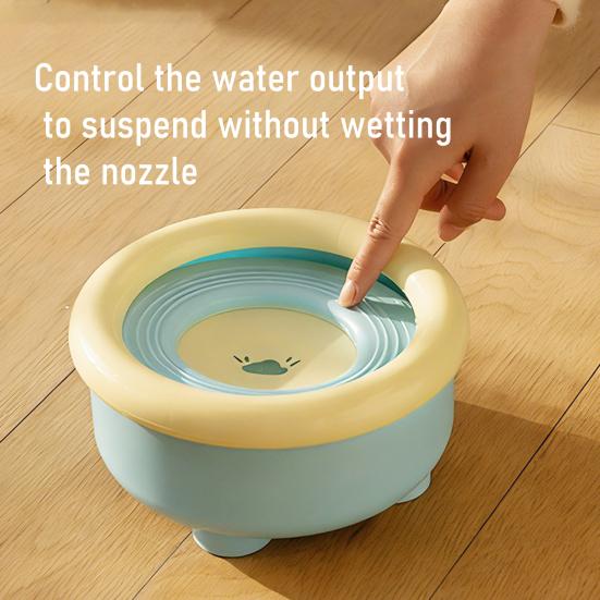 Miska na wodę dla psa zapobiegająca rozlewaniu 1500 ml, miska dla zwierząt przeciwbryzgowa, miska spowalniająca podawanie wody z antypoślizgową podstawą do użytku dla kotów, psów, w samochodzie, w domu