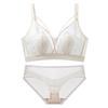 Breathable Sexy Ultra-thin Seamless Lace Underwear Women's Breasts Small Steel-free Bras Gather and Shrink Bras To Prevent Sagging