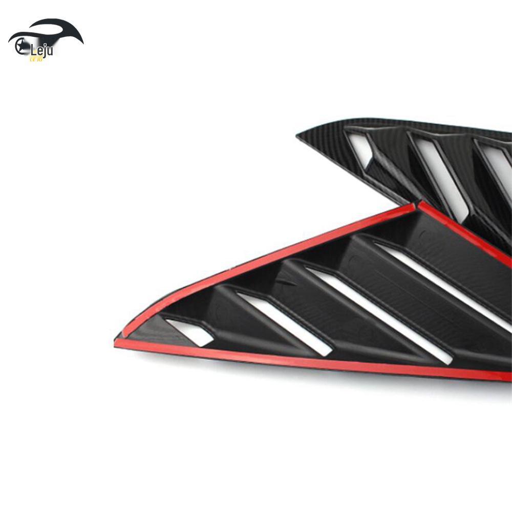 Carbon Fiber Rear Side Triangle Window Louvers for 2019-2021 Nissan Sylphy Teana