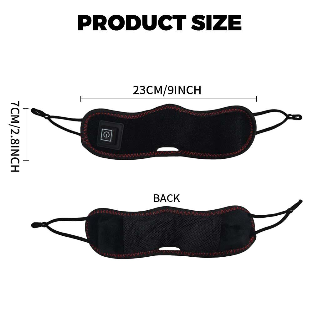 Mascarilla Nasal de Terapia de Luz Roja con Bombillas de 660 y 850 nm para Alivio de la Rinitis y la Congestión Nasal