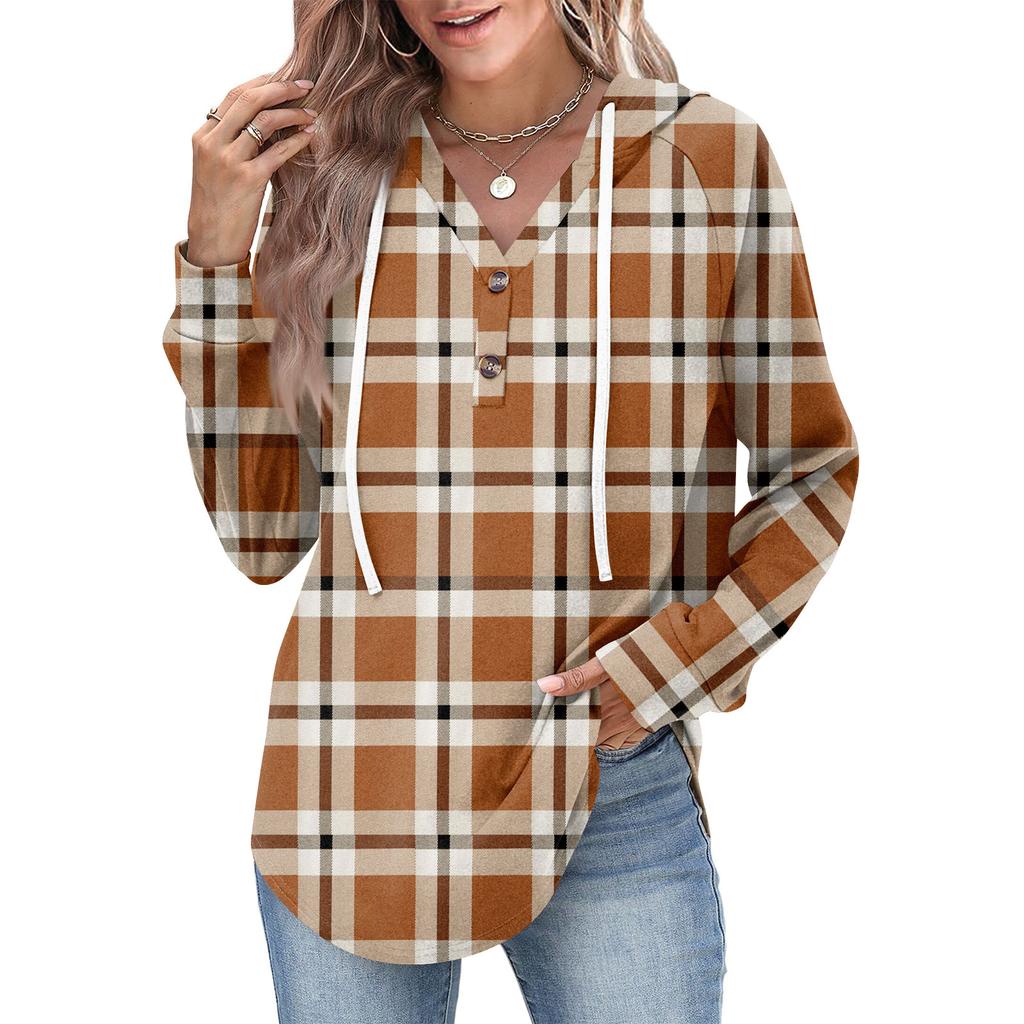 Women's Fashion Women's Lightweight Long Sleeve Pullover With Pockets Preppy Graphic Hoodie