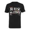T-shirt - Mister Tee - No Risk No Story - Noir - 100% Coton - Manches Courtes
