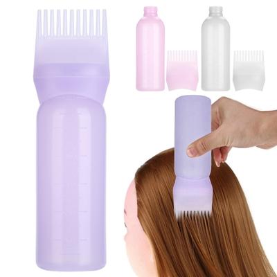 Pro Salon Saç Yıkama Boyama Boyası Tarağı Dağıtım Şişesi Aplikatör Fırçası