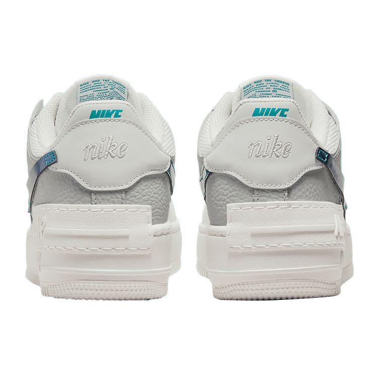 Nike Air Force 1 Shadow Bright Spruce Sneakers Donna Crema Summit-White Grigio-Nebbia DR7856-100
