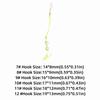 4PCS PE Carp Fishing Baits Hook with Spring Feeder Fishing Hook Carp Jig Hooks  Grass Carp Fishing