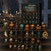 31 Nights Of Fright  Halloween Countdown Box With Figurines, Halloween Advent Calendar  Gift Box, Scary Doll Collectible Horror Figures, Hanging