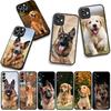 German Shepherd Dog Golden Retriever Phone Cover for Apple iPhone 17 16 11 Pro XS Max XR 6 7 8 Plus 16E SE 2020 Air 5 SE2 Case