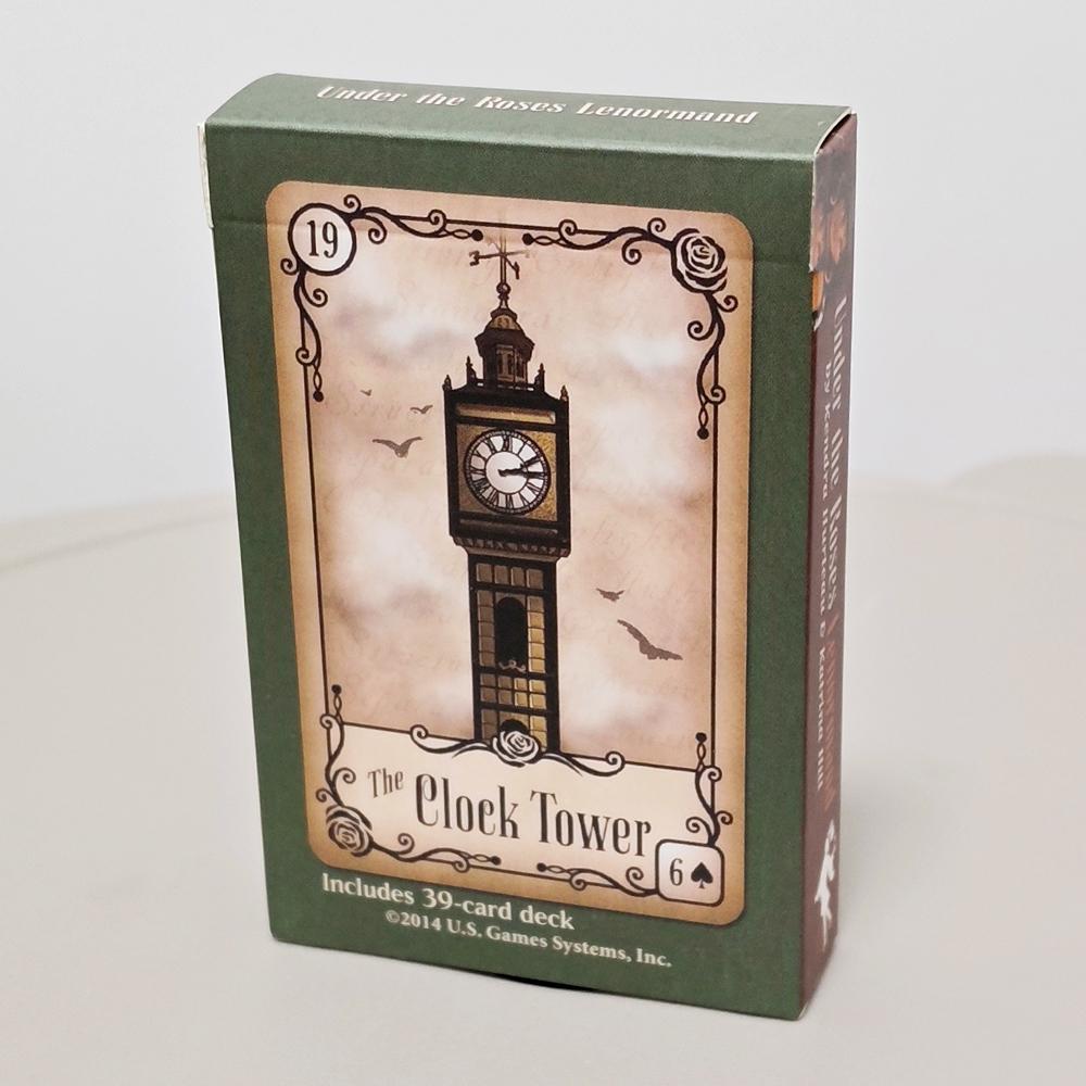 Under The Roses Lenormand Deck A Charming 40-card Petit Lenormand Deck Presented with Delicate Sepia- Toned Illustrations 9*6cm