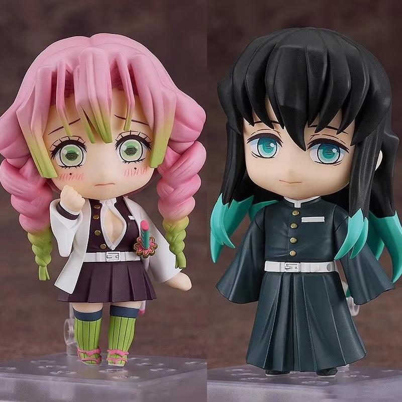 2217 Kanroji Mitsuri 2218 Tokitou Muichirou Bewegliche Figuren Set Niedliche Anime Sammlerpuppen Überraschungsgeschenk