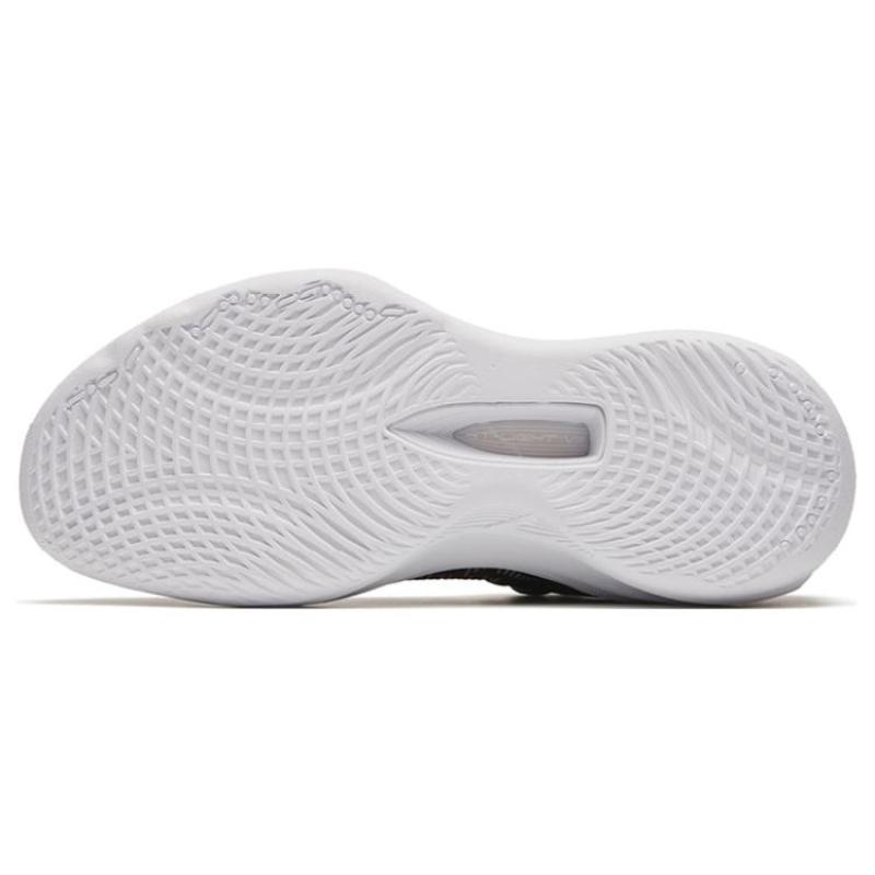 Anta Light Cavalry 8 Comfortable Abrasion Resistant Breathable Low top Basketball Shoes Men's Black White Sneakers 112321603-3