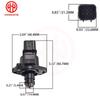 MD614678 Idle Air Control Valve For Mitsubishi Montero Sport Diamante 3.0L 3.5L AC249,MD628059,E9T15371,MD614679