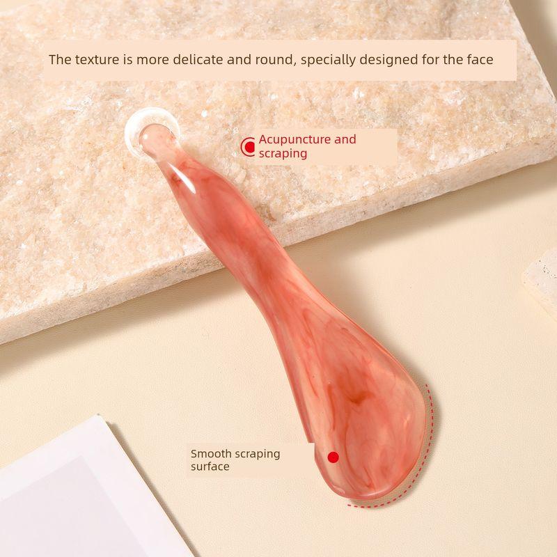 Resin Gua Sha Stick, Facial Scraping Board, Special Facial Gua Sha Beauty Tool, Eye Acupoint Stick, Head Therapy Massager