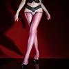 Xiyue sexy waist lace nightclub royal sister aurora stockings shiny ultra-thin pantyhose black silk woman