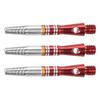 YOKIVE 3-piece Set Dart Shafts Aluminum Medium 2BA Screw Dart Stems Replacement Parts for Home Club Camping (red 35mm)