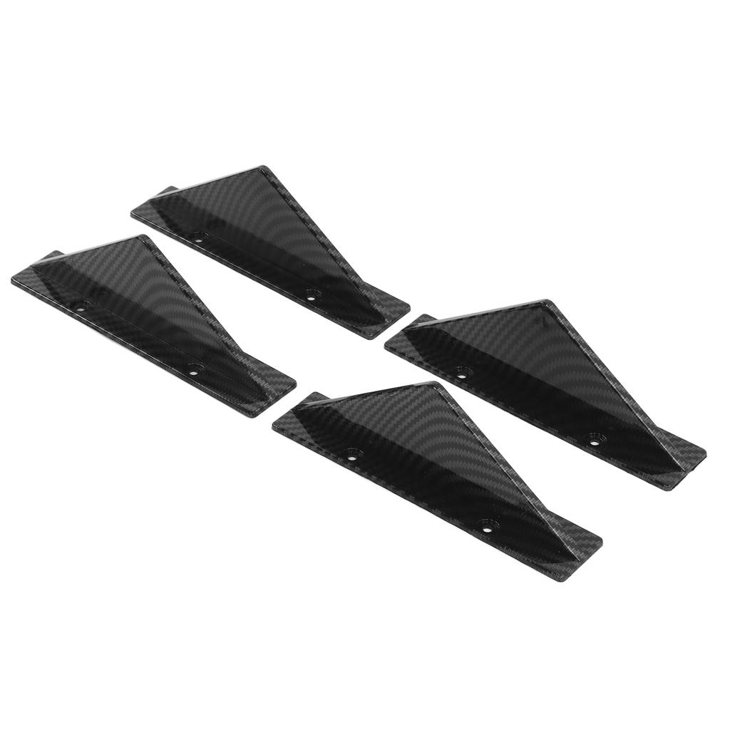 Universal Heckstoßstangenlippe Diffusor Kit Schwarz Heckstoßstangenspoiler Auto Modifiziertes Styling Zubehör