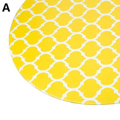 New Indoor Waterproof Round Table Cover Tablecloth PVC Stain-resistant Dust-proof Home Decoration