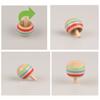 3Pcs Wooden Gyro Finger Spinner Desktop Spinning Top Kids Toy Stress Reliever