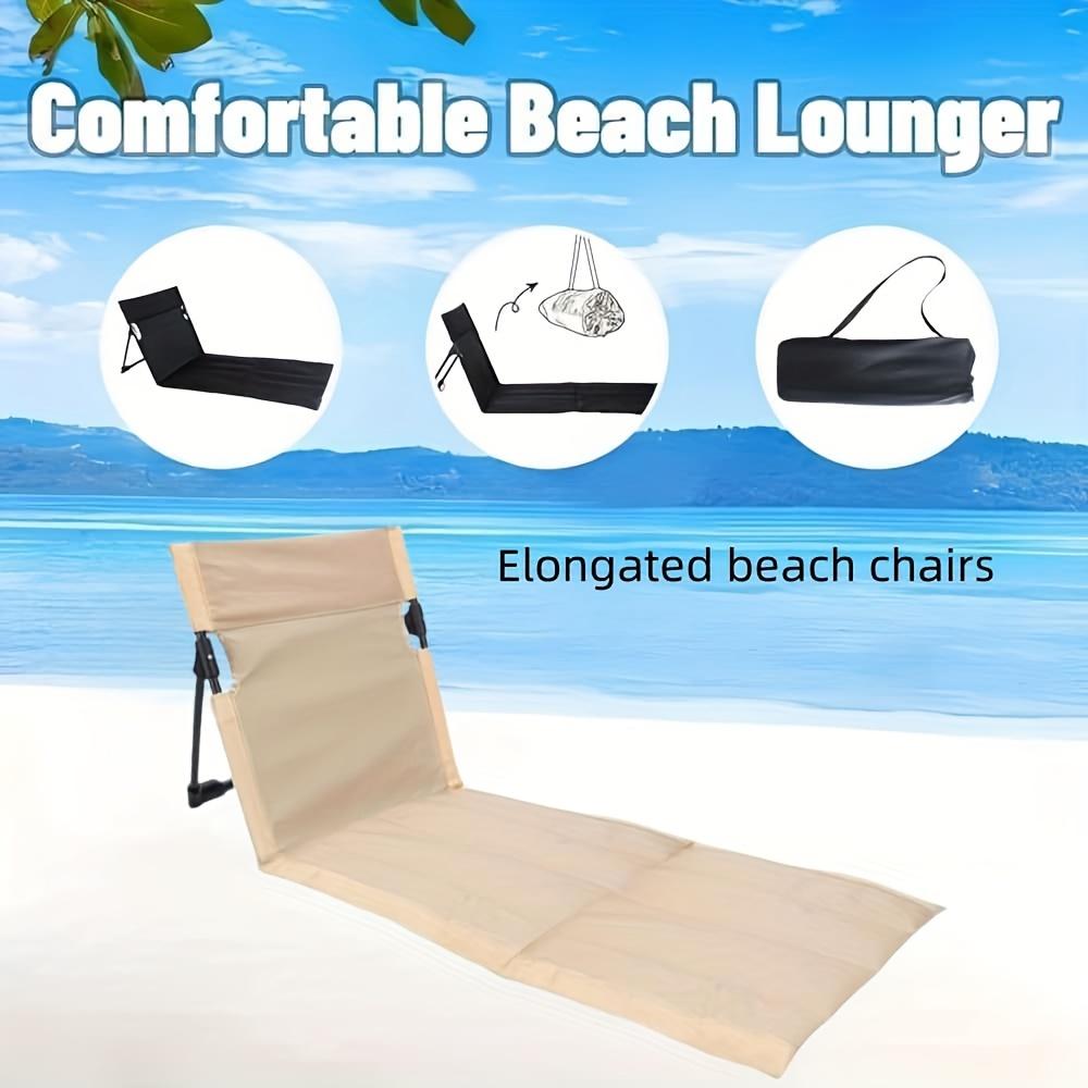 New Extended Picnic Folding Back Chair Foldable Park Picnic Travel Chair Indoor Outdoor Portable Camping Fishing Back Chair