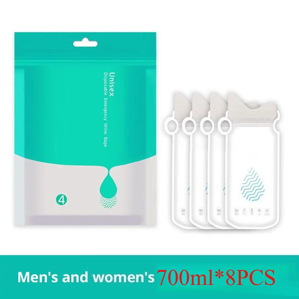 Emergency Portable 700ml 4-8piece Outdoor Travel Car Urinal Vomit Bag Mini Mobile Toilet Convenient  Disposable Sanitary Bag