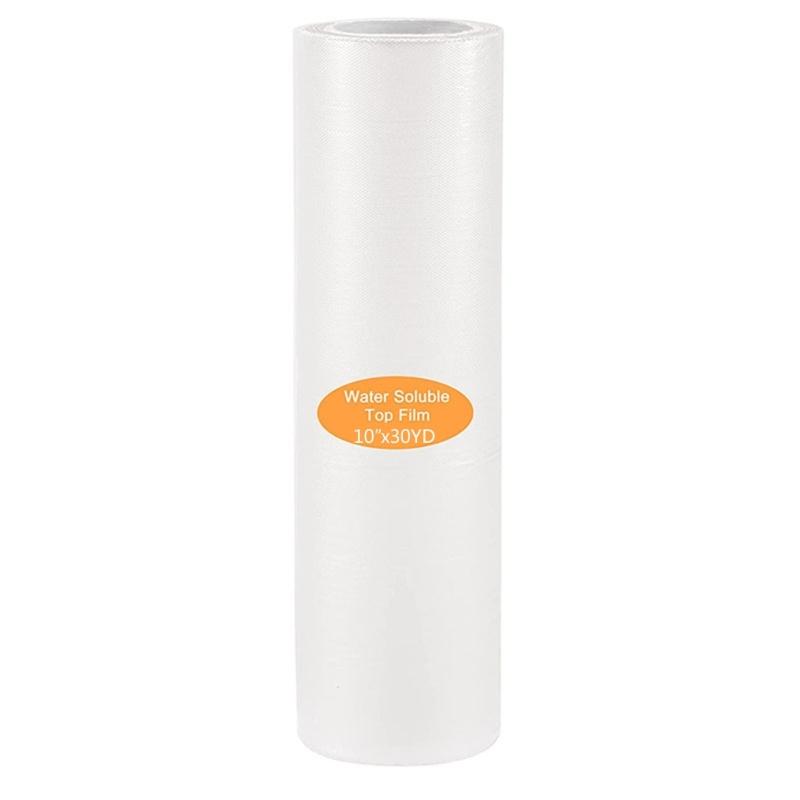 15/30/50yd Tear Away Machine Embroidery Stabilizer Backing Sheets, Water Soluble Embroidery Stabilizers Backing Films