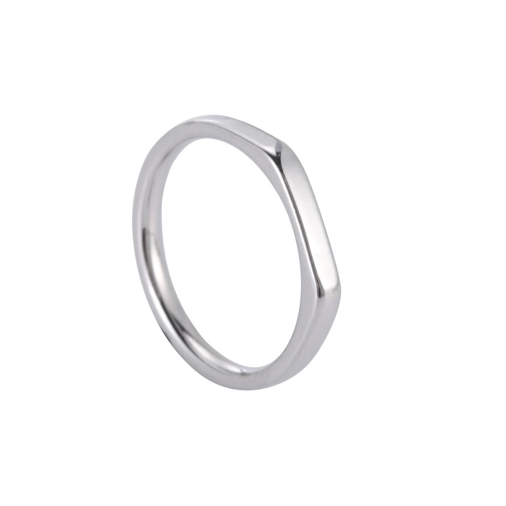 Cazador Stainless Steel Gold Color Minimalist Women's Ring Simple Classic Finger Rings Fashion Couple Wedding Jewelry Wholesale