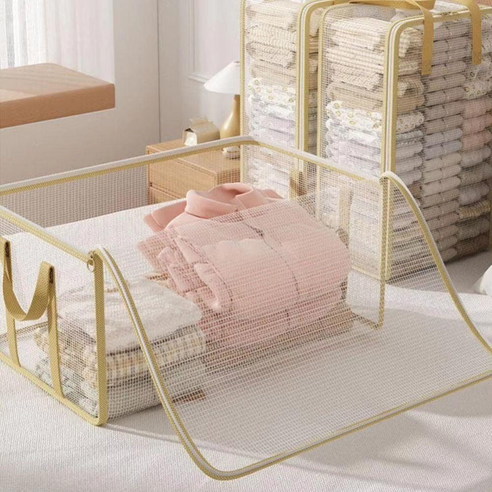Transparent PVC Clothes Storage Bag Large Capacity Moving Packing Bag  Bedroom