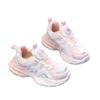 Girls' Fashion Sports Shoes Children's Mesh Shoes Girls Rotating Button Casual Shoes Breathable Daddy Shoes