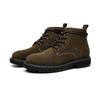 Anti-velvet Leather Martin Boots Men's 2025 New Autumn and Winter Mid-help Boots American Retro Tooling Boots 1143-R