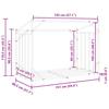 Firewood Rack with Rain Cover 151 x 80.5 x 110.5 cm Galvanized Steel