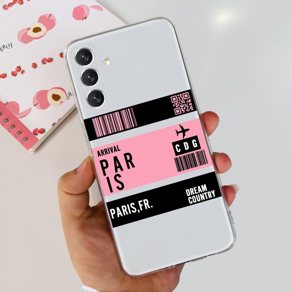 For Samsung A24 4G Case 2023 Popular Flower Astronaut Transparent Cover Soft Phone Case For Samsung A24 A14 5G SM-A146B A 24 Bag