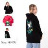 Hoodie (girls) – Durable & Stylish, Printed Accent, Any Season 6394-057-33-2 HC