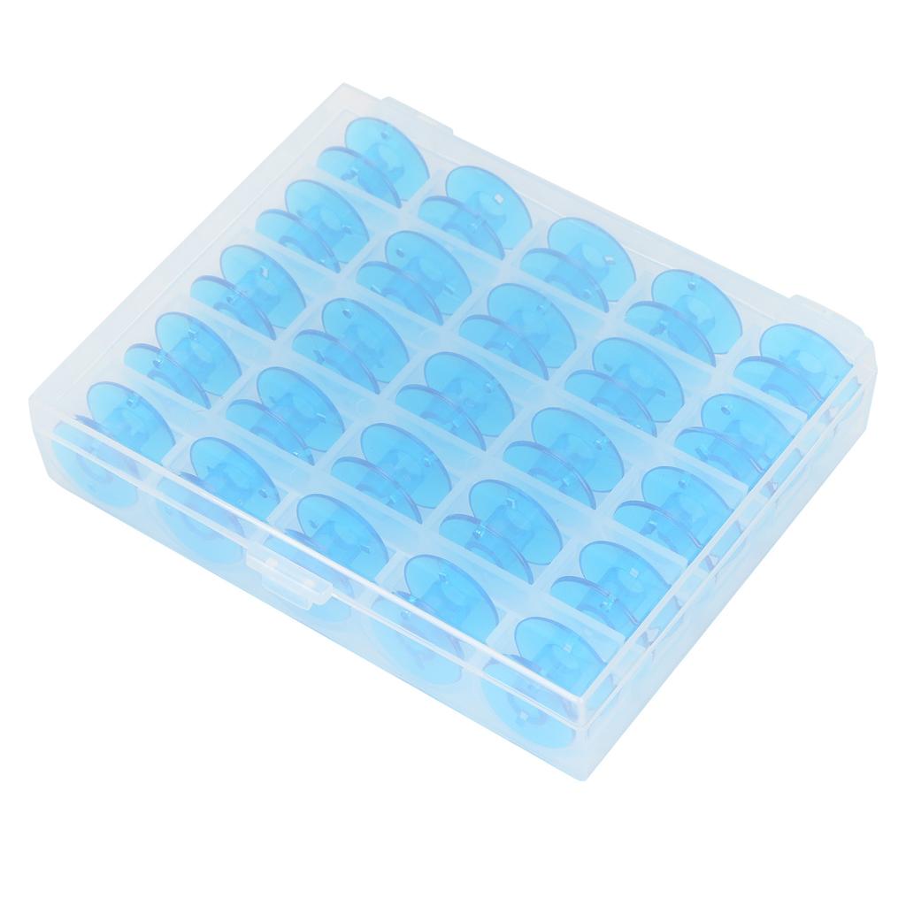 25 Stück Leere Spulen Plastikspule Ersatz Haushaltsnähmaschine Zubehör 1 Stück Box