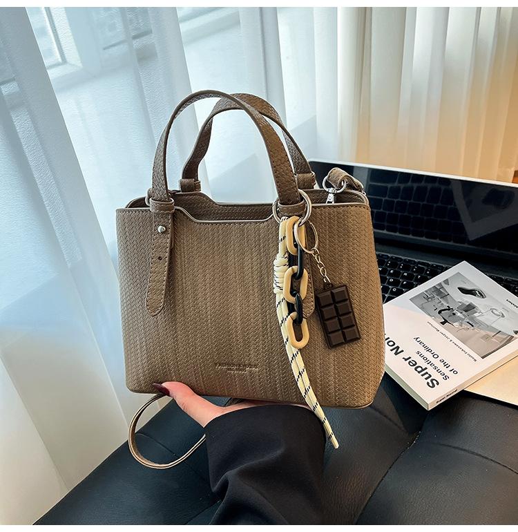 Tasche Damen Herbst und Winter neu vielseitige Schulter Umhängetasche lässig hochwertig tragbare Bucket Bag