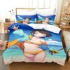 ŌOzora-Subaru Bedding Set Single Twin Full Queen King Size Bed Set Aldult Kid Bedroom Duvetcover Sets 3D Anime Kawaii bed
