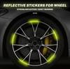 Diamond Grade Reflective Wheel Hub Sticker Decals Decoration For Lexus F SPORT LBX NX RX 350h 450h ES UX 300e GS GX IS LS LX CT