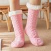 Winter Fuzzy Women Socks Plush Anti Non Slip Grip Soft Thick Fluffy Thermal Female Floor Short Sock
