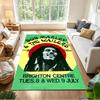 Bob Marley Floor Mat Perfect for Dining Room Entryway Outdoor Balcony Anti-slip Rug Office home decor Birthday/Christmas Gift