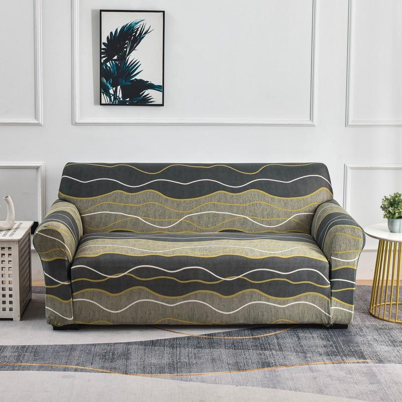 Elastic Tight Wrap All-inclusive Sofa Cover for Living Room Spandex Couch Cover Sectional Furniture Slipcover 1/2/3/4 Seater