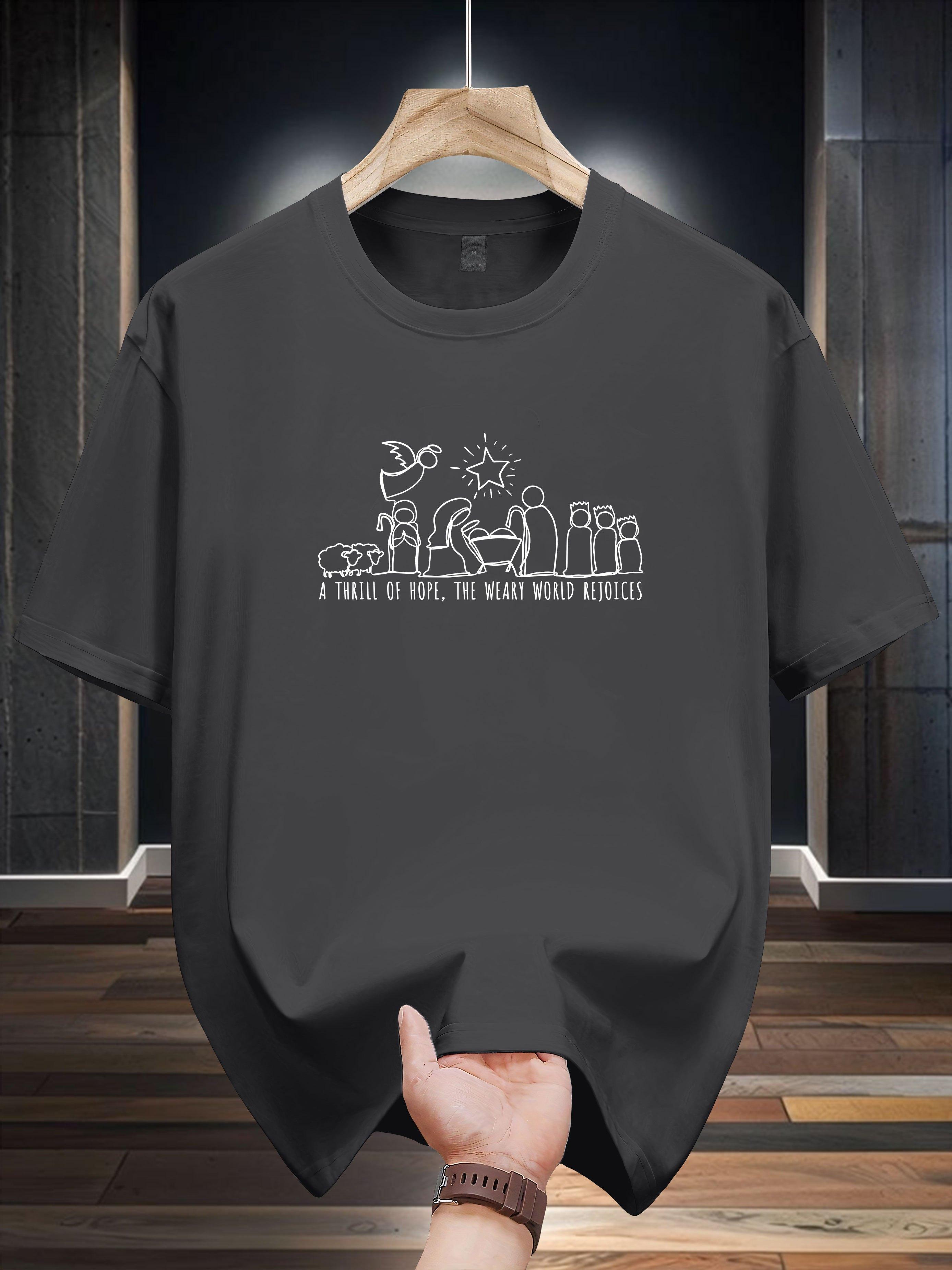 100% Cotton Graphic T-shirt - Casual Crew Neck XXXL