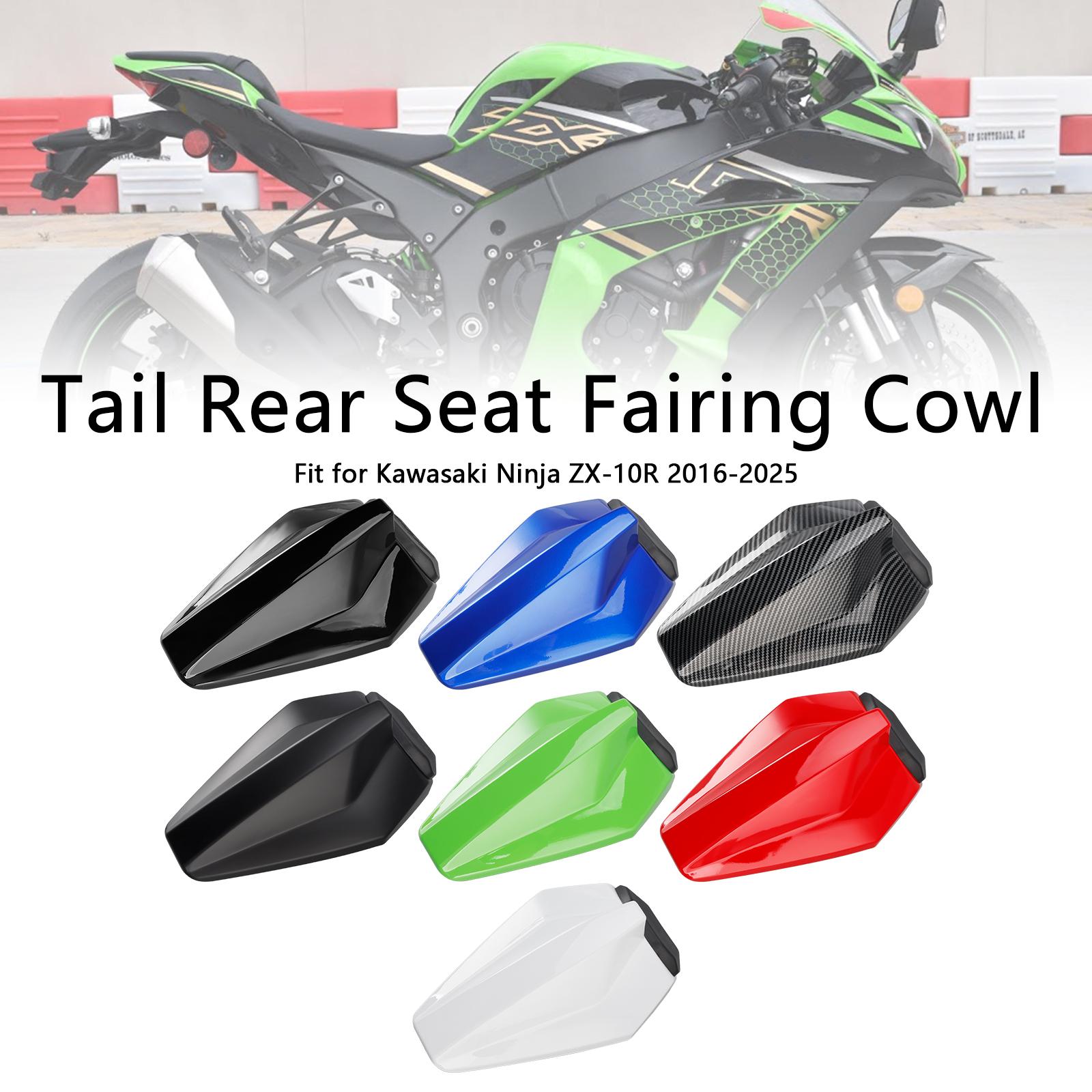

Racing Tail Rear Seat Fairing Cowl For Kawasaki ZX10R ZX-10R 2016-2025 білий
