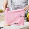1 Roll/20pcs Reusable Microfiber Cleaning Wipes - High Absorbency, Durable & Machine Washable Kitchen Towels for Dishes