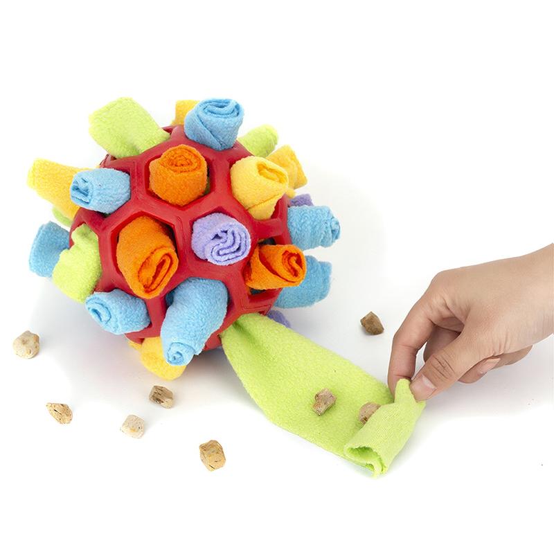 Polar Fleece Interactive Snuffle Hiding Food Durable Sniffle Interactive Treat Game Anti-demolition Toys Portable Slow Feeder