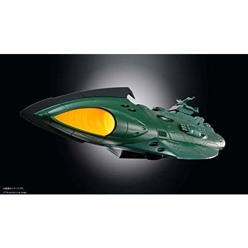 TAMASHII NATIONS Soul of Chogokin GX-89 Space Battleship Yamato 2202 Garmillas Space Armored Ship, Approximately 240mm Long, Die-Cast & ABS Painted Mo