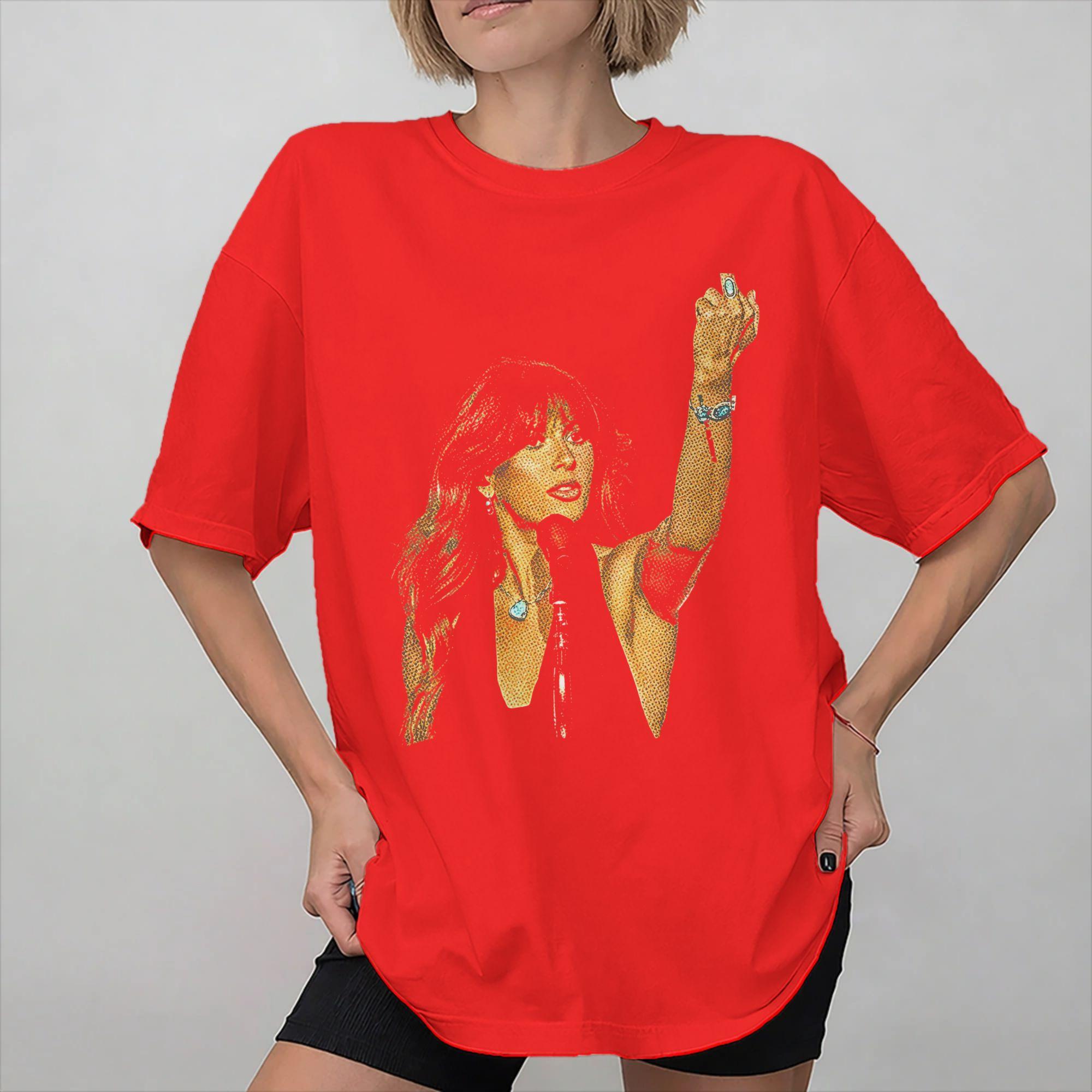 Graphic Printed Ella langley middle finger T Shirt For Unisex  100 Cotton Tshirts Short Sleeve Tops S