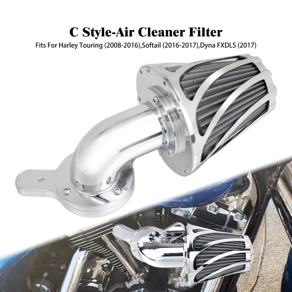 Motorcycle Air Cleaner CNC Intake Air Filter For Harley Softail Breakout Fat Boy FXLR FL Touring Glide Road King Sportster Dyna